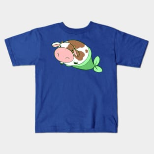 Mermaid Cow Kids T-Shirt